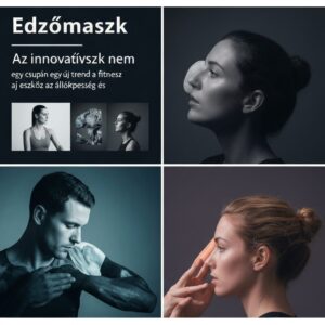 Edzőmaszk használat közben